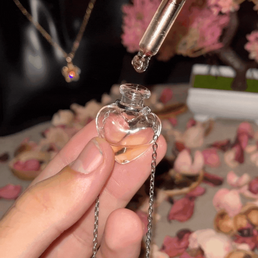 Crystal Heart Memory Pendant